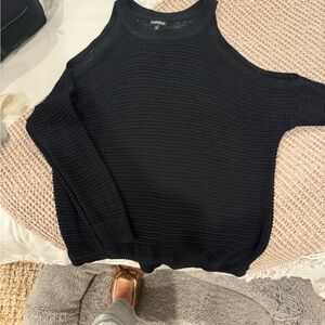 Express  Black Knit Sweater